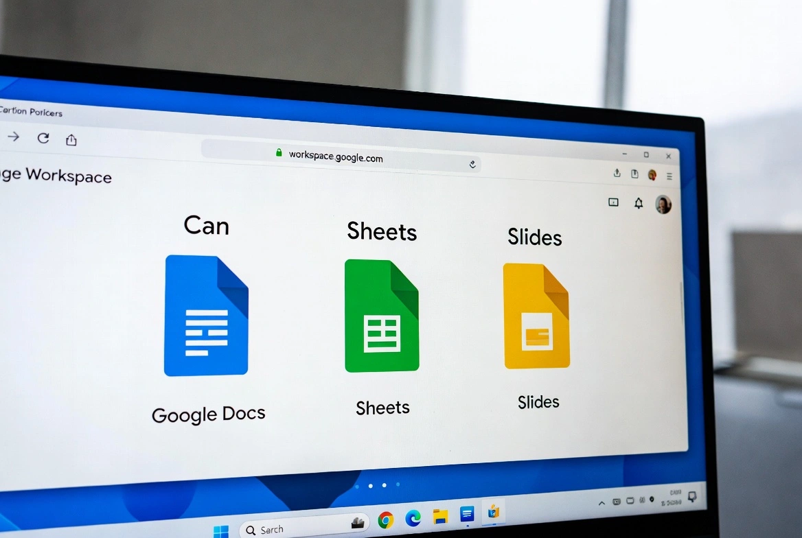 Google Workspace: free productivity suite with Docs, Sheets, and Slides collaboration features