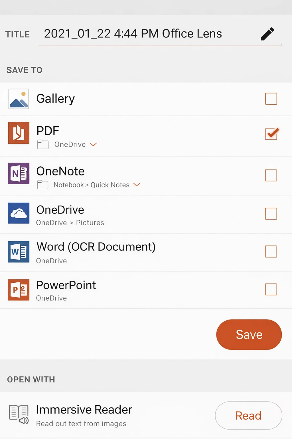 Microsoft 365 app unificada - Escáner de documentos y herramientas PDF
