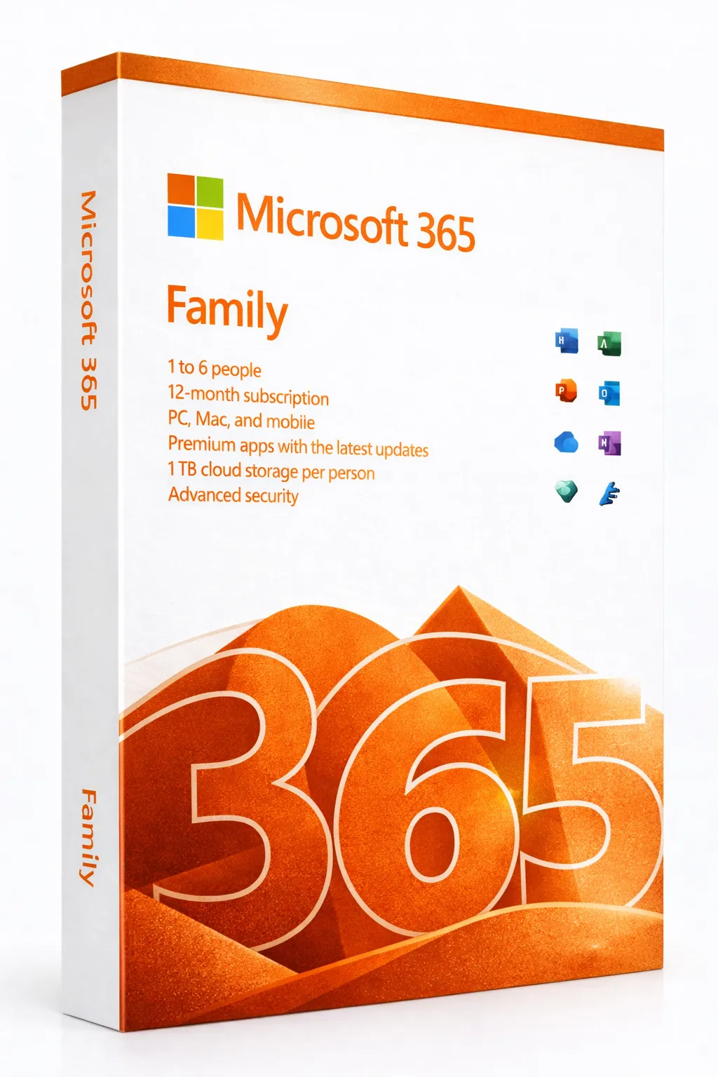 Microsoft 365 Family Subscription 6 User 6TB 1 Year Key - Complete Microsoft 365 suite for up to 6 family me... - Buy now at Prise Keys
