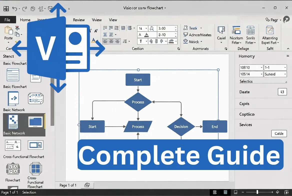 Microsoft Visio: Guía Completa para Crear Diagramas de Flujo y Diagramas Profesionales