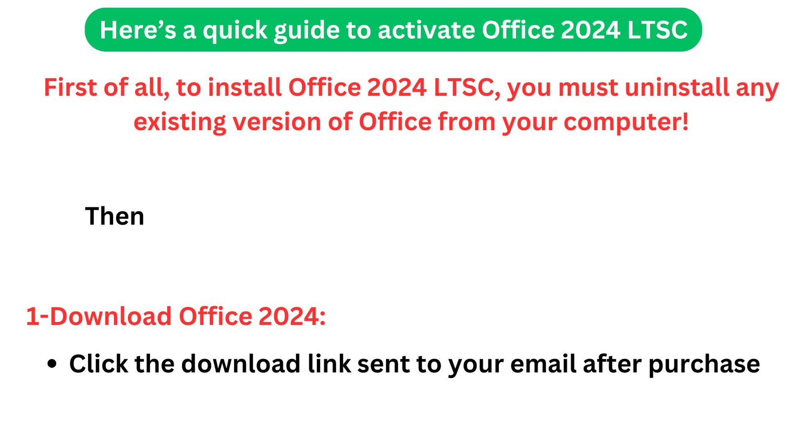 Quick guide to activate Office 2024 LTSC
