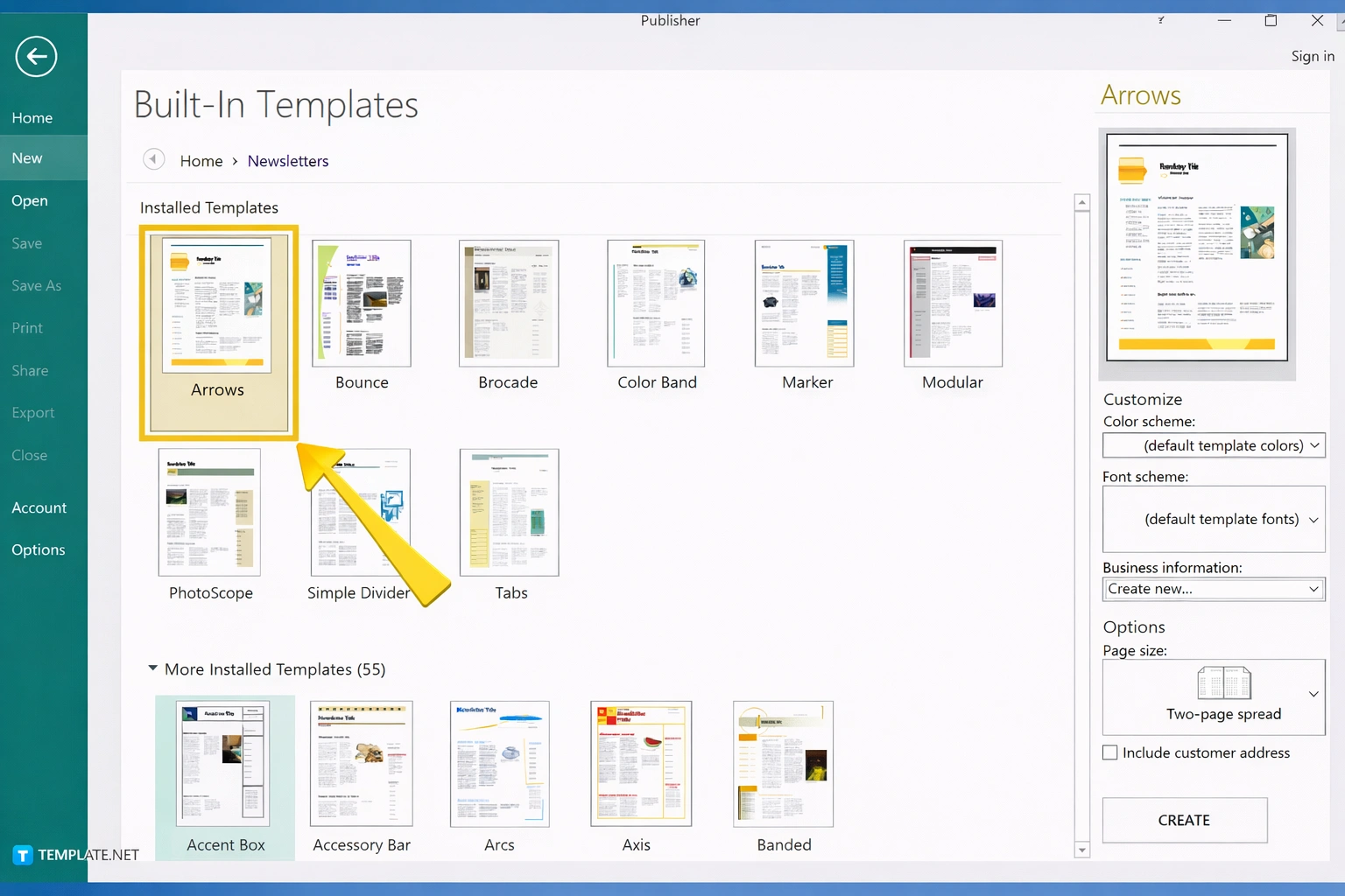 Publisher newsletter templates gallery - Corporate, school and community designs
