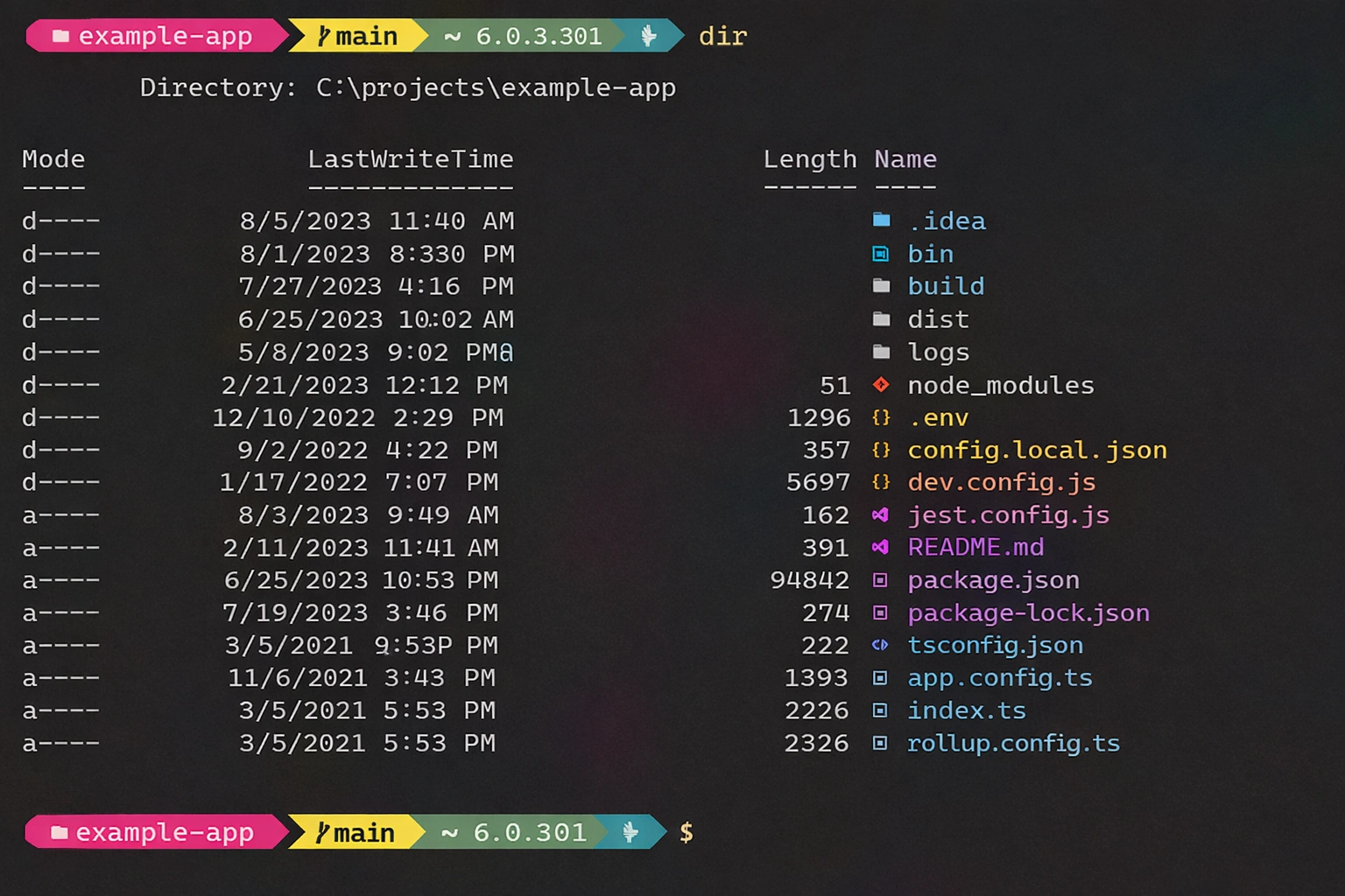 Windows Terminal con Oh My Posh y múltiples pestañas